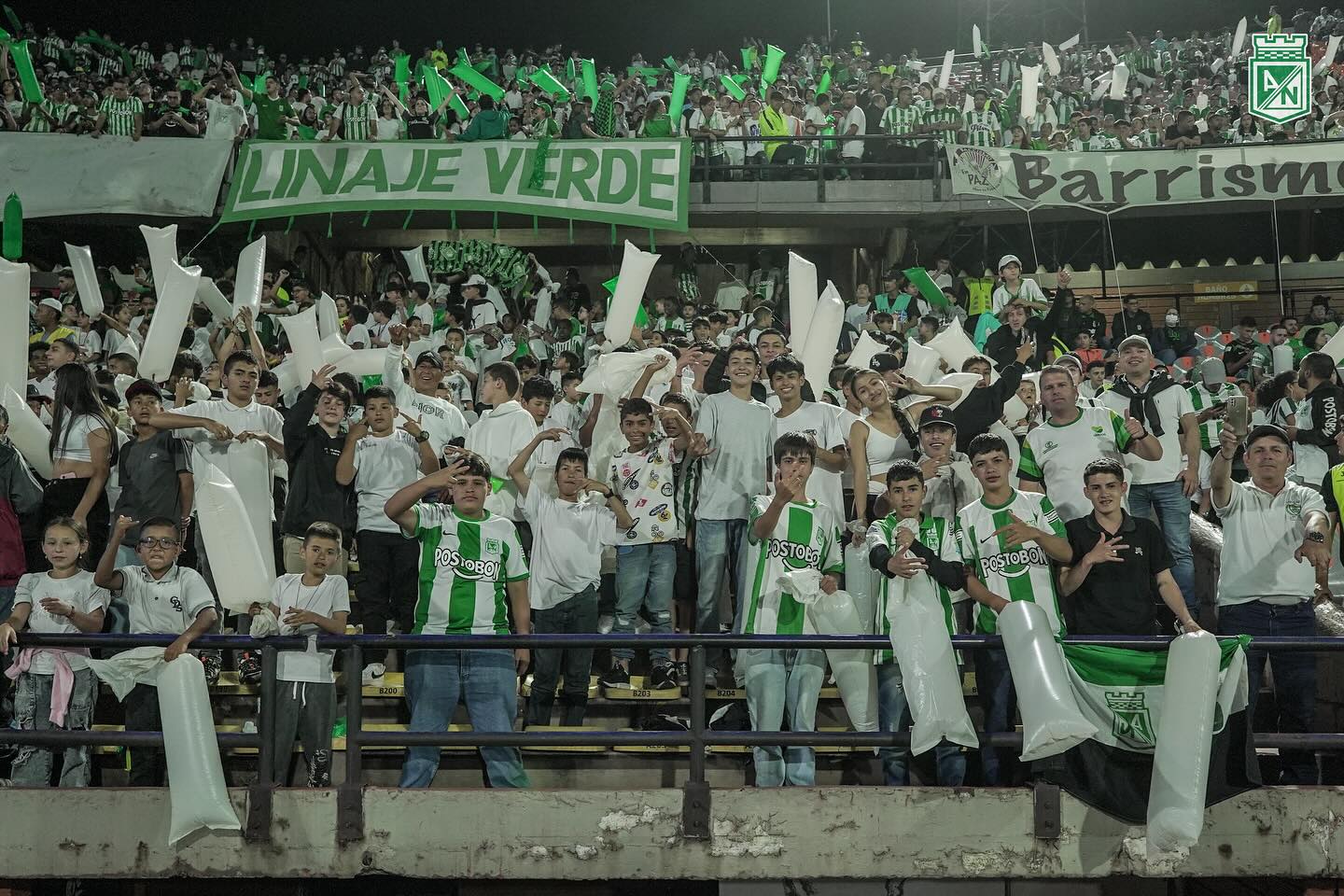 Hinchas de Atlético Nacional celebraron un nuevo título