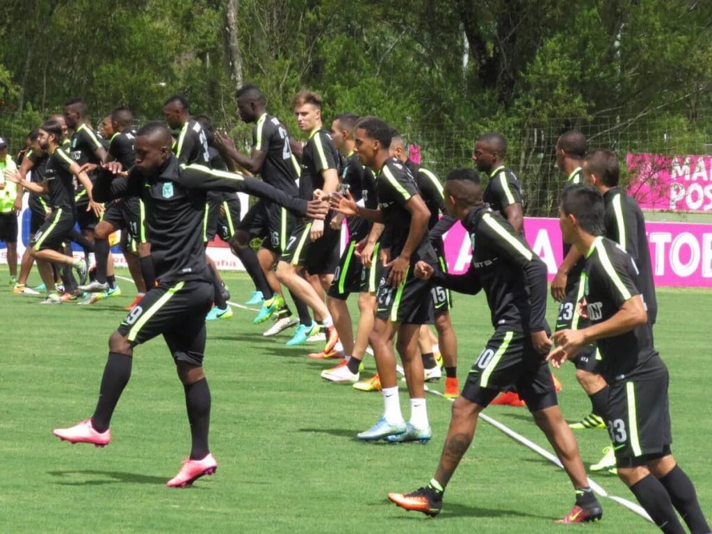 Entrenamiento Atlético Nacional