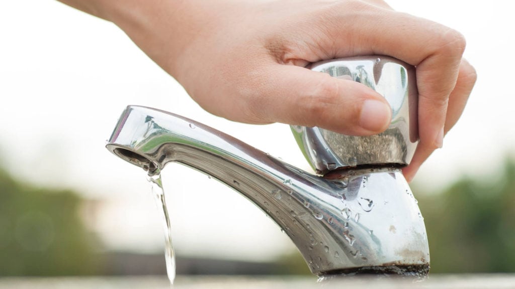Interrupción servicio de agua
