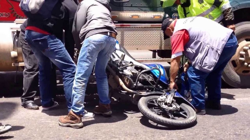 Accidente Moto Motociclista falleció