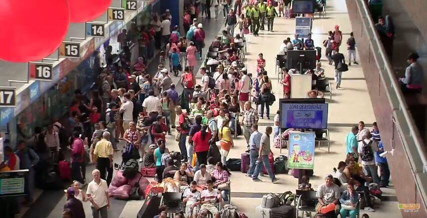 Más de 90 mil pasajeros se movilizan por las terminales de transporte de Medellín