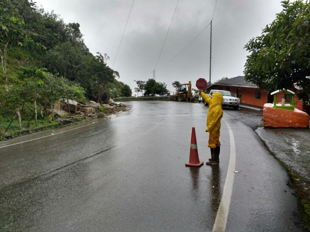 vías en Antioquia