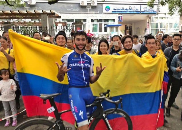 Fernando Gaviria regresó a Colombia luego de ganar 4 etapas en el Tour de Guangxi