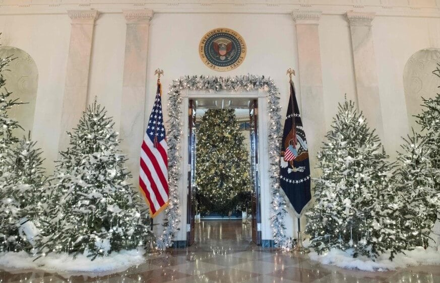 La Casa Blanca está lista para recibir la Navidad
