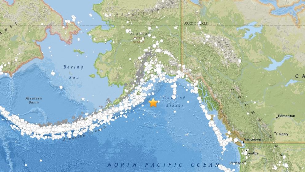 Descartan la alerta de tsunami en Alaska, Estados Unidos
