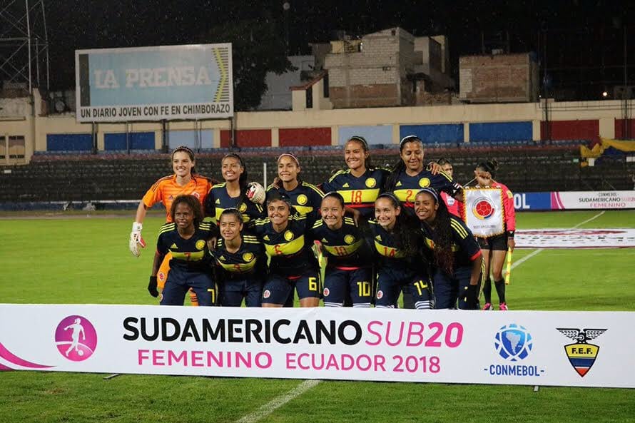Selección Colombia Femenina sub 20 enfrentará a Brasil en Sudamericano de Ecuador