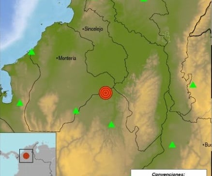 Sismo de magnitud 4,4 grados se sintió en Medellín