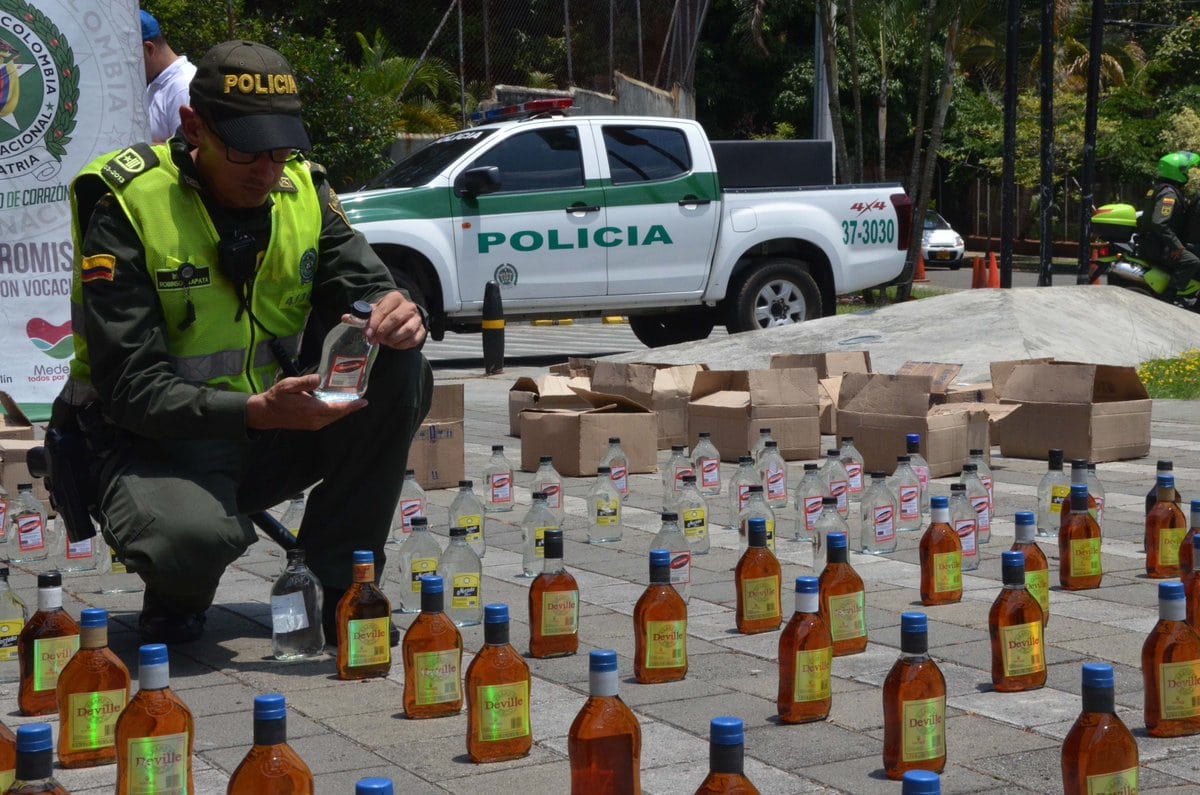 Autoridades incautaron 211 litros de licor adulterado en Belén La Palma