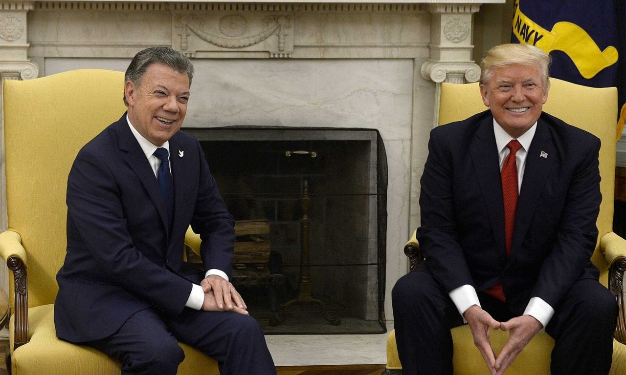 Donald Trump visitaría Colombia a mediados de abril