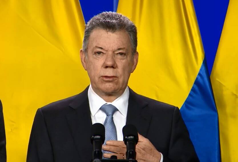 Juan Manuel Santos decidió retomar los diálogos con el ELN