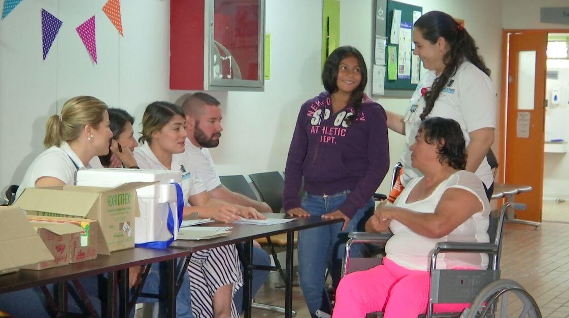 En el barrio Campo Valdés se realizó jornada de salud para personas con discapacidad