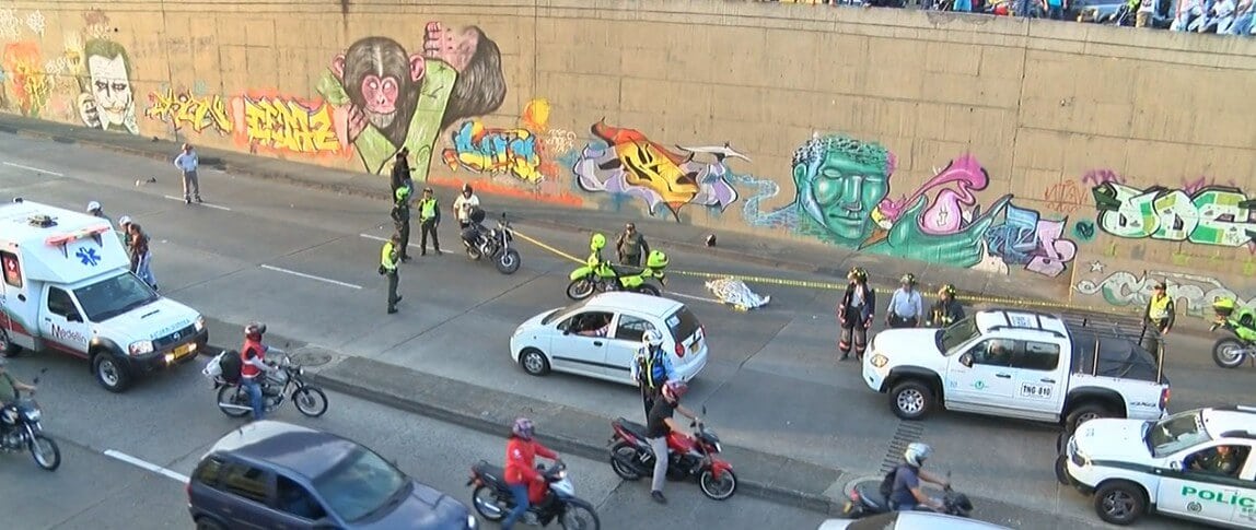 En 2020, 124 personas han muerto en incidentes de tránsito en Medellín