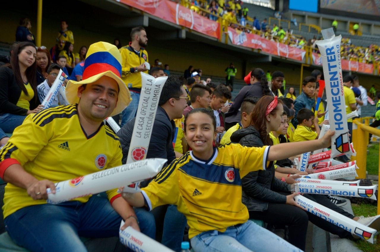 Los hinchas se despidieron de la Selección Colombia en el estadio El Campín