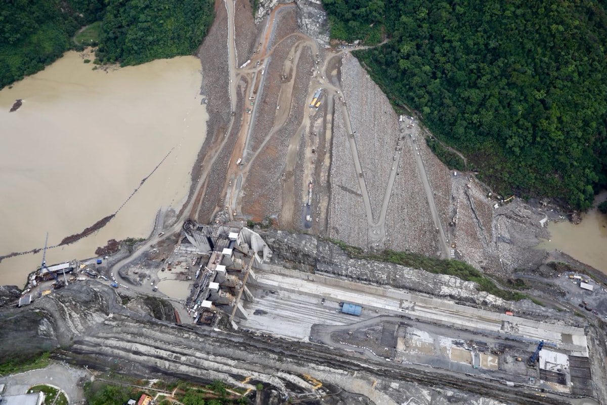 Cota 410 de la presa de Hidroituango fue alcanzada