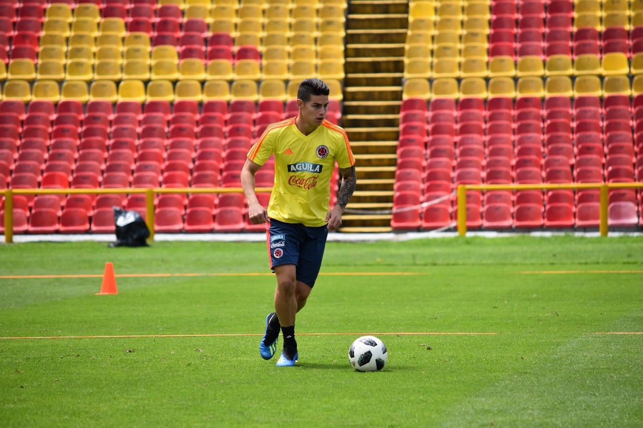 Selección Colombia realizó sexta jornada de entrenamiento en Bogotá