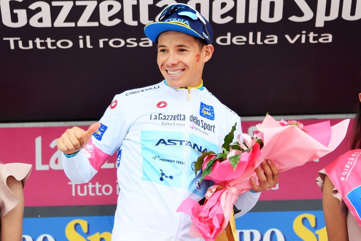 Miguel Ángel López se metió en el podio del Giro de Italia