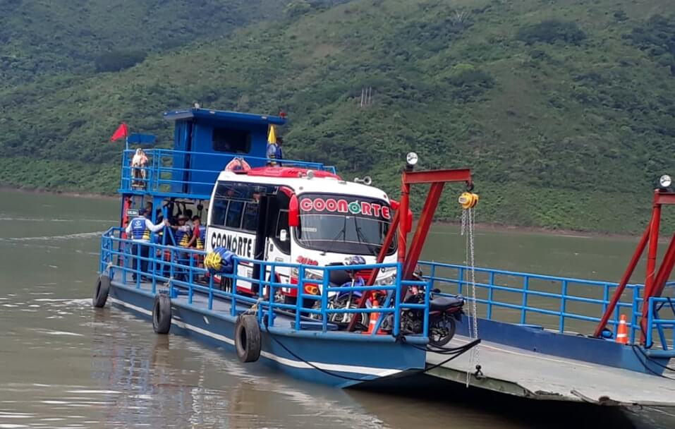 Inició operación del Ferri “La Tranquilidad” en Hidroituango