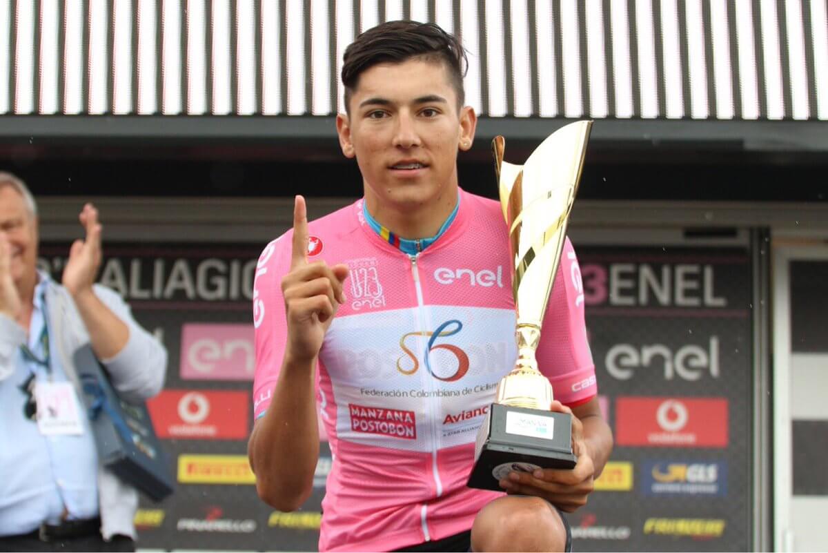 El ciclista antioqueño Alejandro Osorio recuperó la maglia rosa del Giro de Italia Sub 23