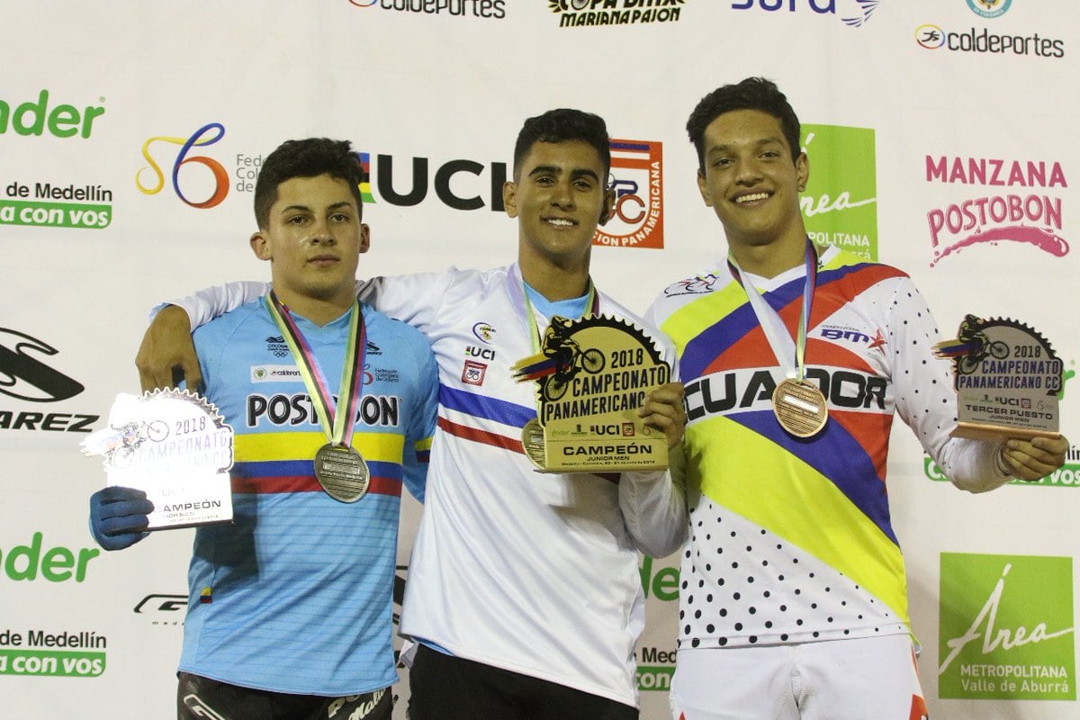 Brasil dominó el Campeonato Panamericano de BMX que se realiza en Medellín
