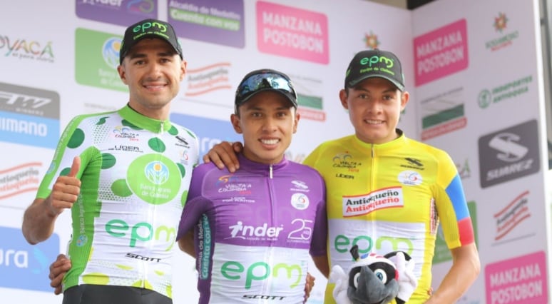 El equipo antioqueño EPM sigue dominando la Vuelta a Colombia