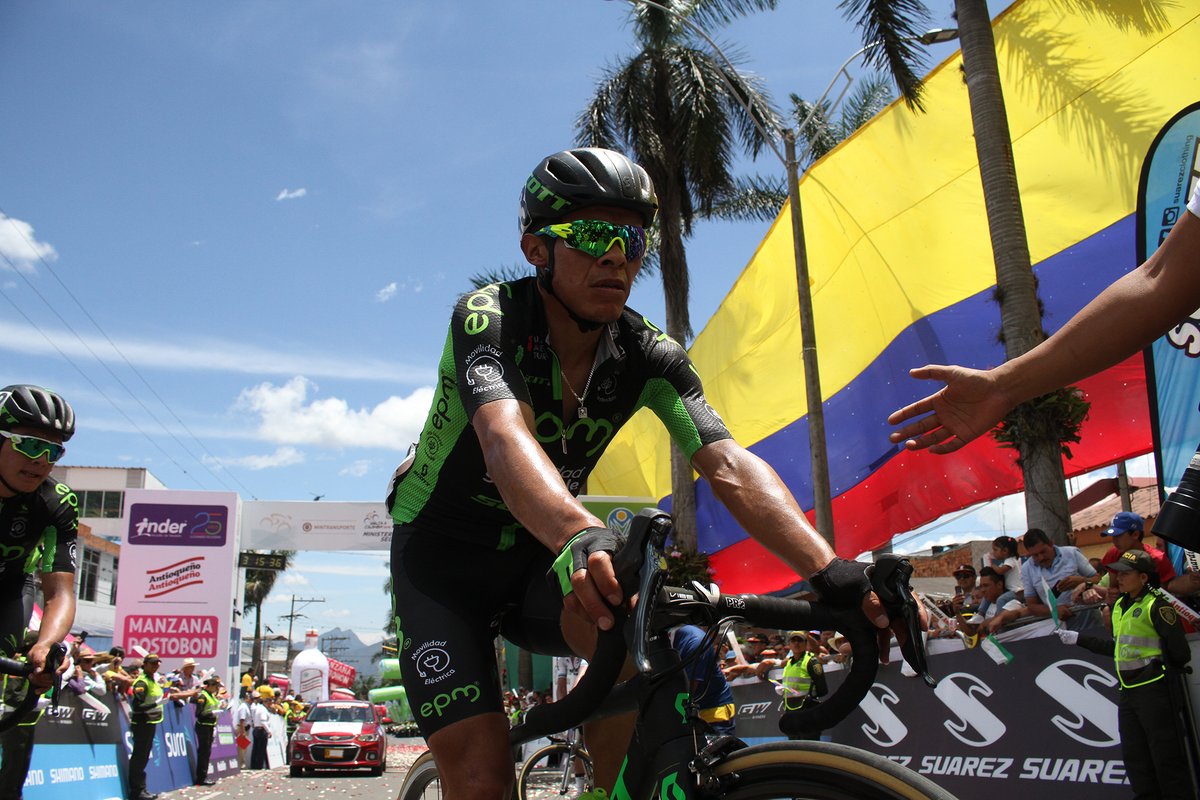 Fredy Montaña ganó la novena etapa de la Vuelta a Colombia