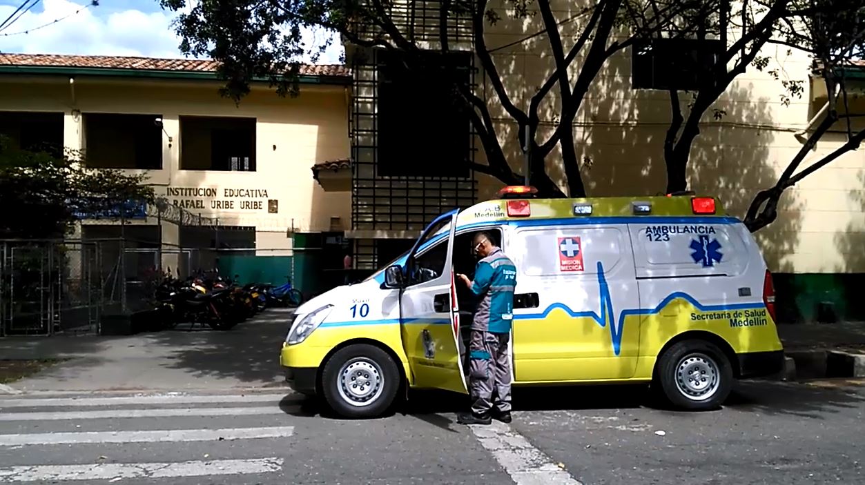 Abejas picaron a 10 niños y un adulto en un colegio de Medellín