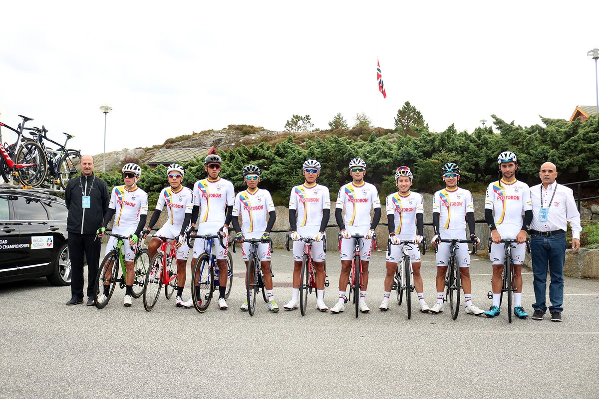 Selección Colombia de Ciclismo se prepara para el Mundial de Ruta Austria 2018