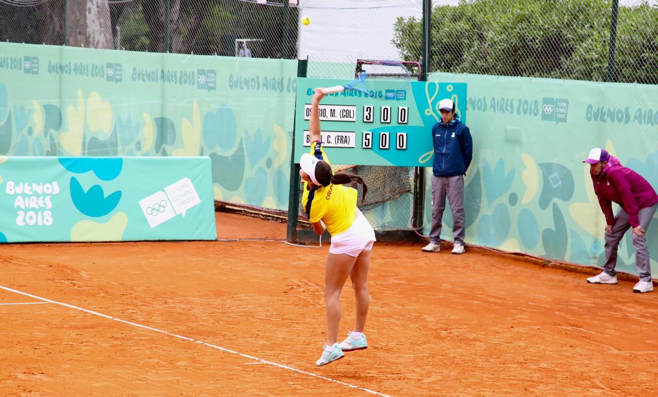 María Camila Osorio disputará bronce en el tenis de campo de los JJOO