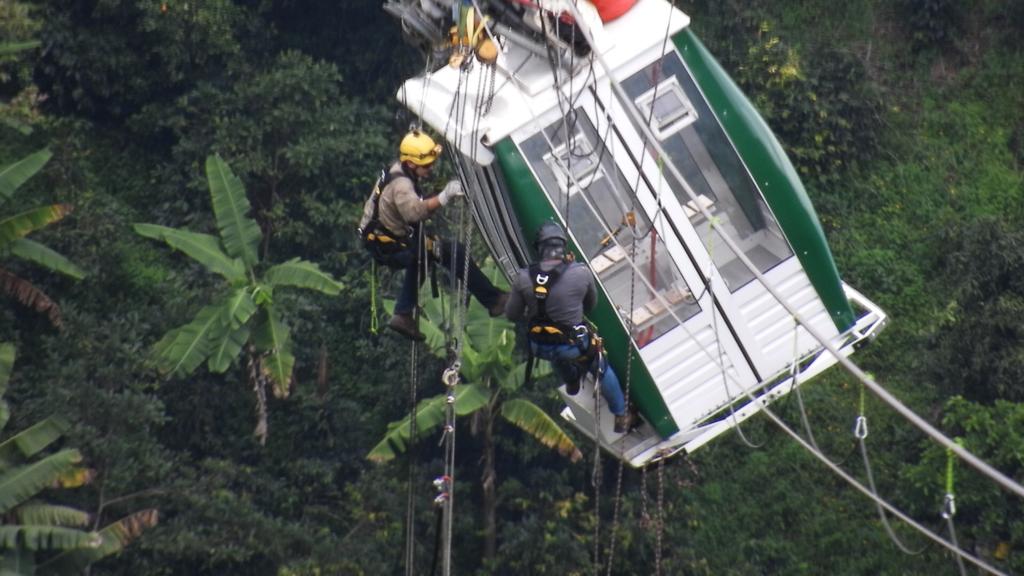 Autoridades desmontaron cabina del cable de Palmitas