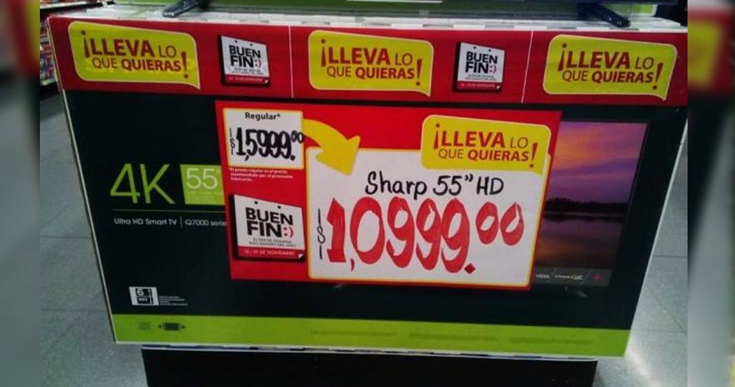 Una tienda publicó mal el precio en los televisores y causó descontrol