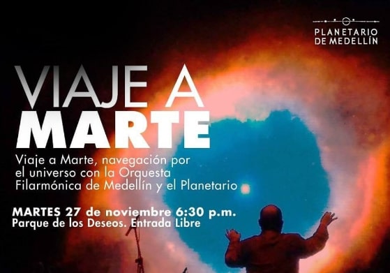 Viaje a Marte a través de la música con la Orquesta Filarmónica de Medellín