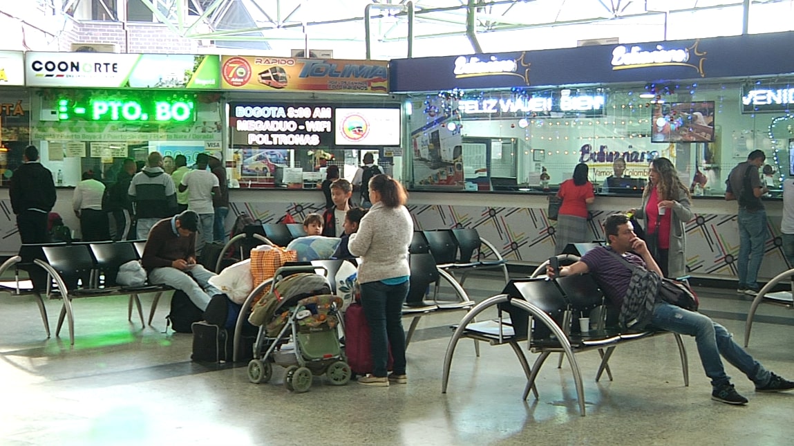 Se prevé que un millón de viajeros pasen por las terminales de Medellín