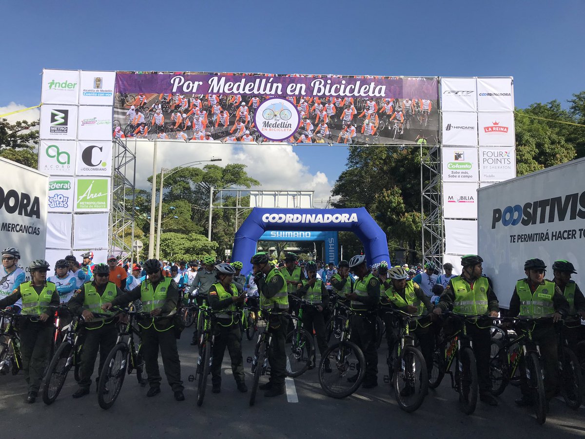 Este domingo se realiza el evento deportivo “Por Medellín en Bicicleta”