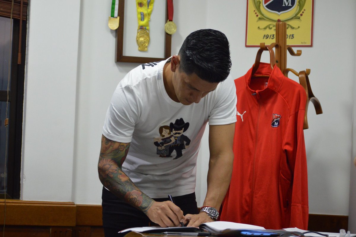 Germán Ezequiel Cano firmó contrato con Independiente Medellín