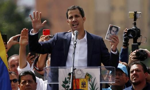 Juan Guaidó se declaró presidente interino de Venezuela