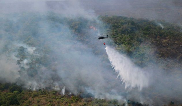 Incendio forestal en la Sierra Nevada ha afectado 800 hectáreas