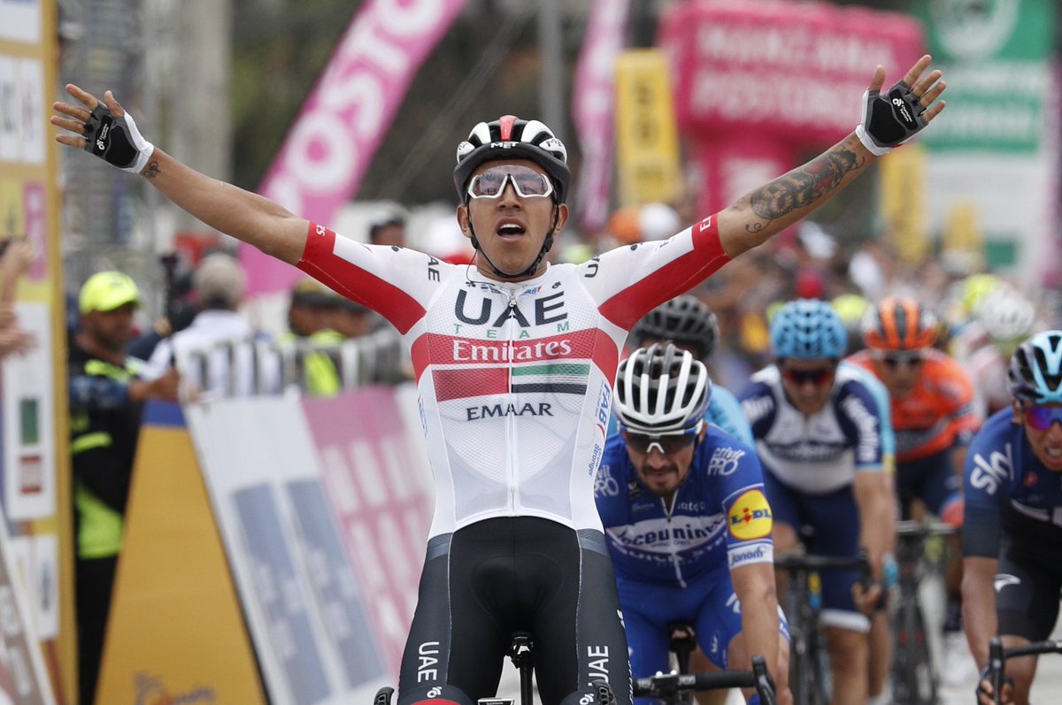Juan Sebastián Molano ganó la tercera etapa del Tour Colombia 2.1