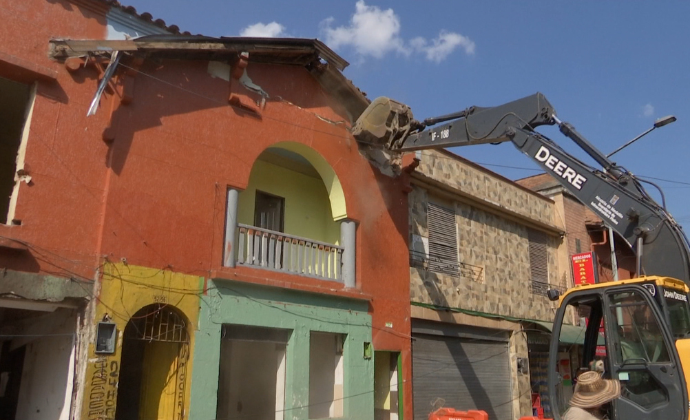 Fue demolida casa usada como plaza de vicio en el Centro de Medellín
