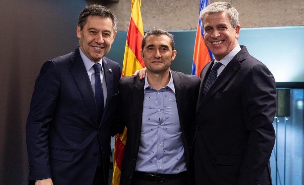 Ernesto Valverde renovó contrato con Barcelona hasta el 2020