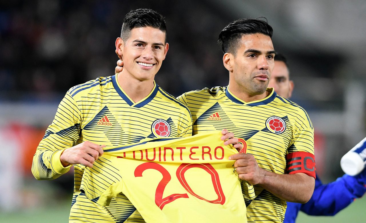 Fuerza Quintero: así celebraron el gol los jugadores de Colombia