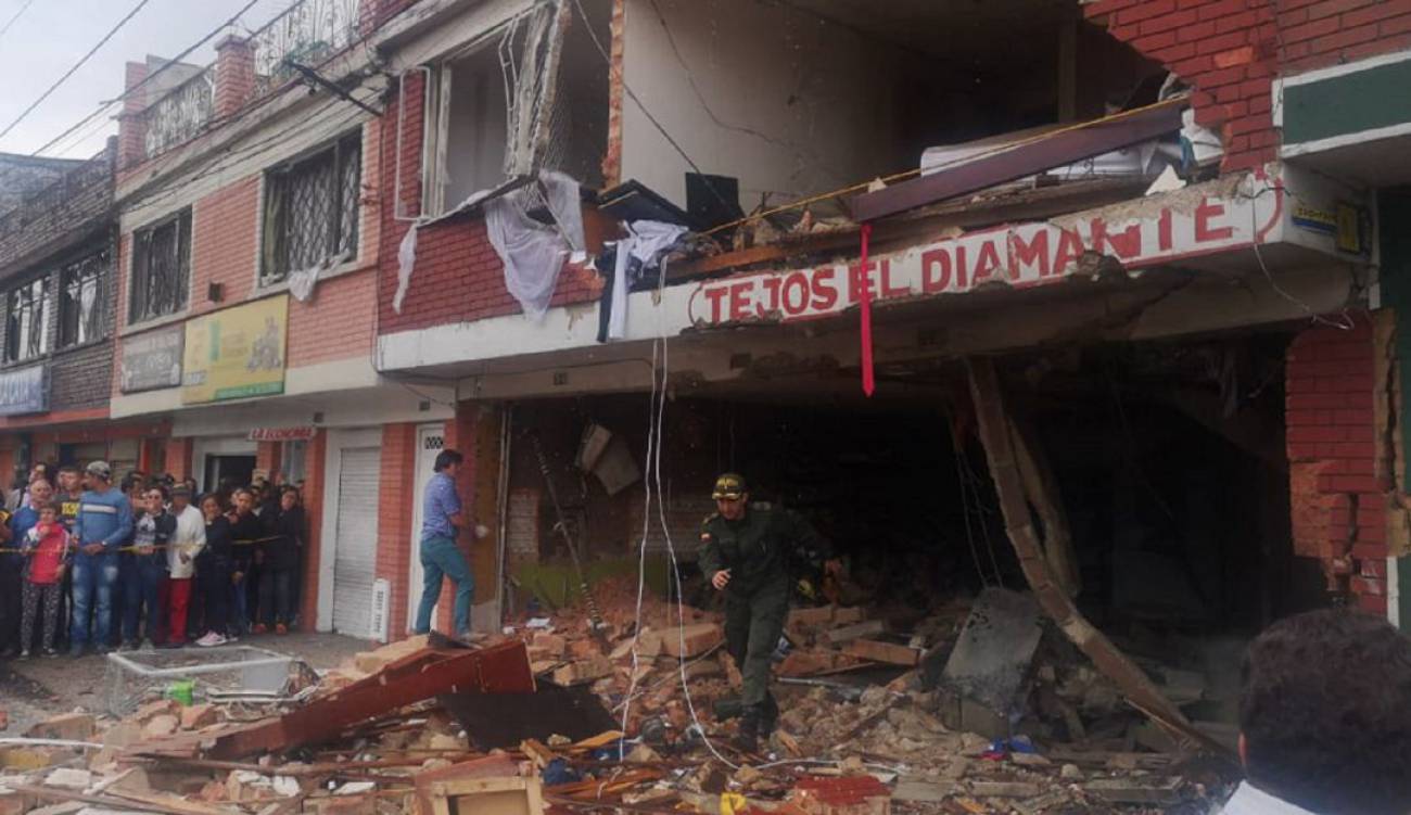 Explosión en Bogotá deja hasta el momento cuatro personas fallecidas