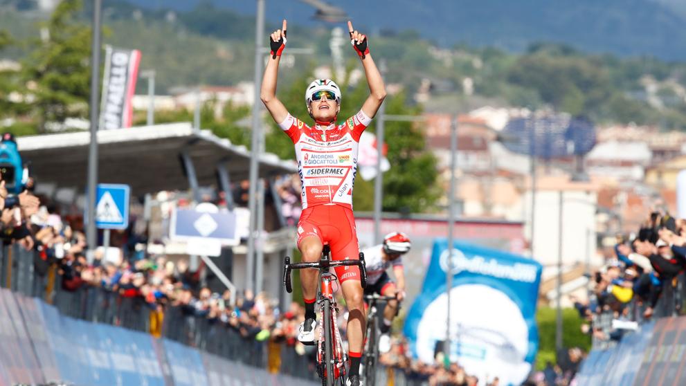 Fausto Masnada fue el ganador de la sexta etapa del Giro de Italia