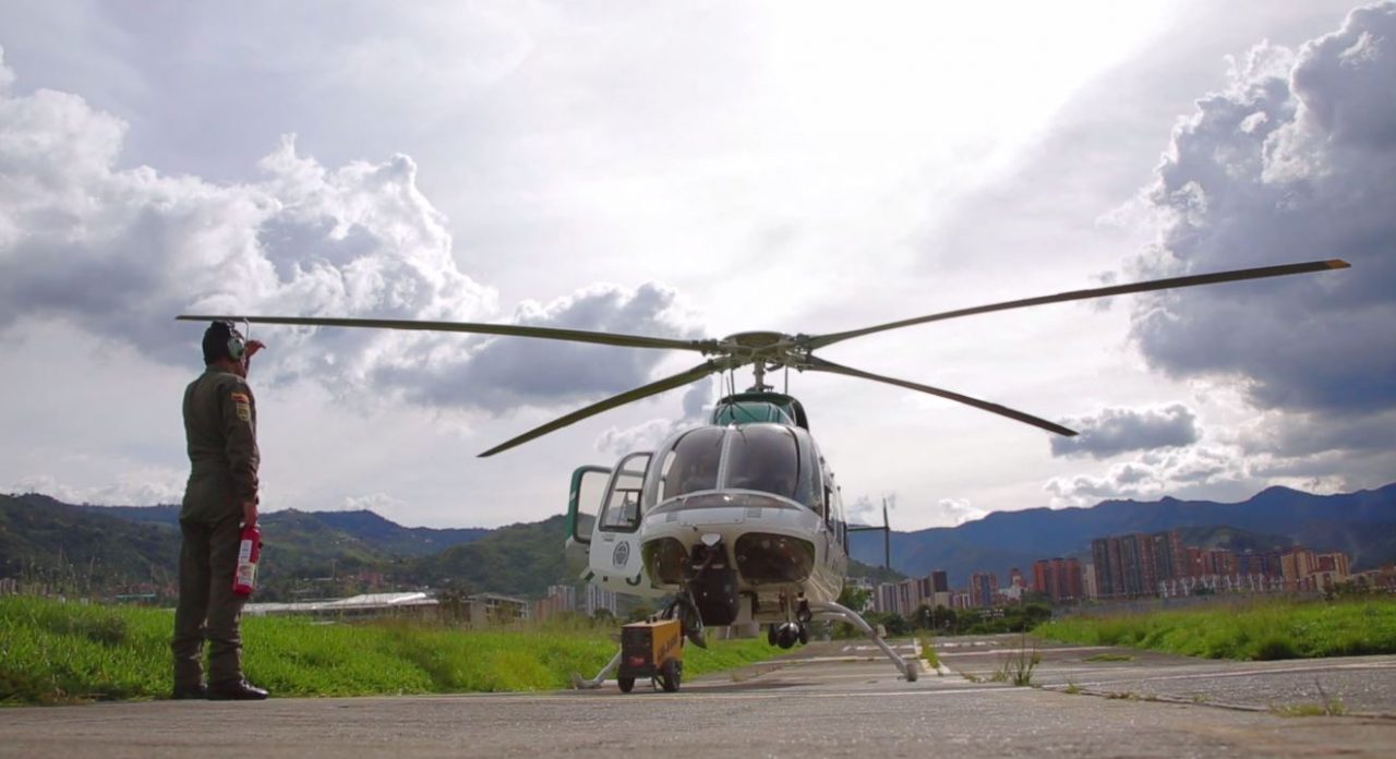 Medellín, ciudad referente en aviación policial