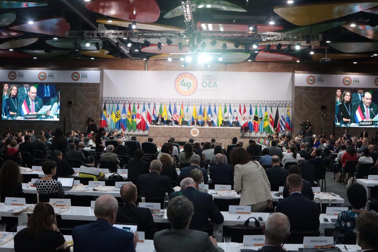 Se desarrollaron las primeras sesiones plenarias en la Asamblea de la OEA