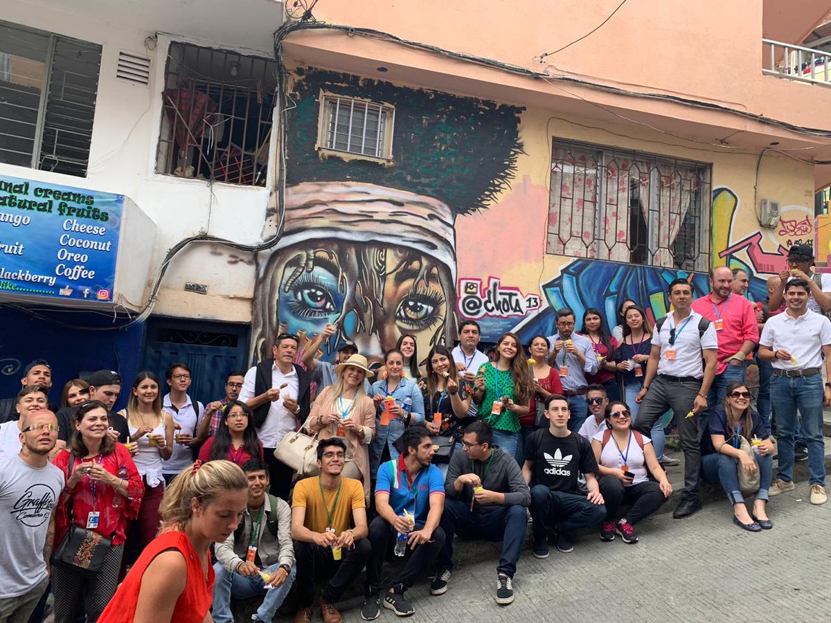 Jóvenes del 'TIC de las Américas' recorrieron sitios de Medellín