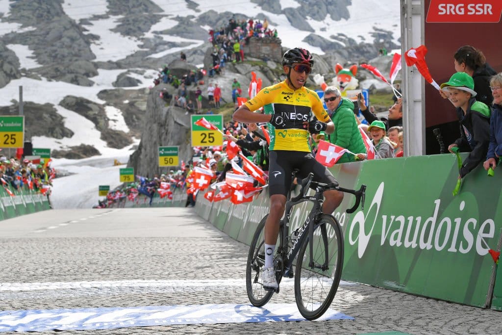 Bernal coronó por partida doble la etapa 7 del tour de Suiza