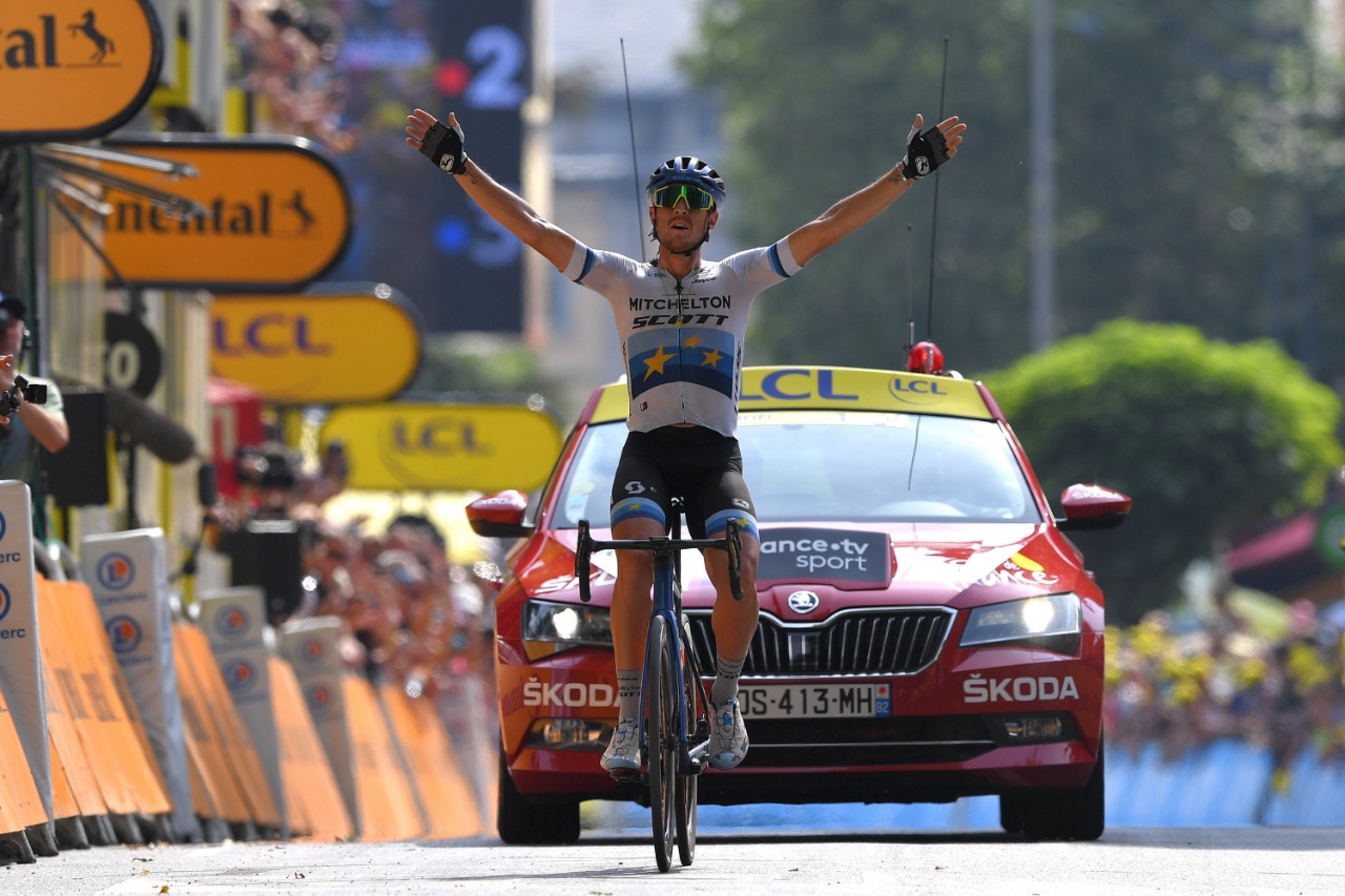 Mateo Trentín ganó la etapa 17 del Tour de Francia