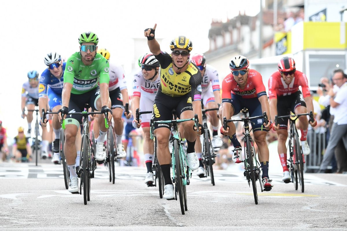 Dylan Groenewegen ganó la séptima etapa del Tour de Francia