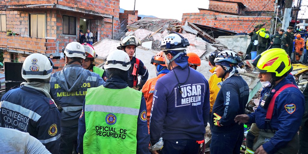 Colapso de un edificio en el barrio Santander dejó tres personas fallecidas