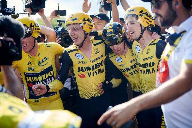El equipo holandés Jumbo Visma domina el Tour de Francia 2019